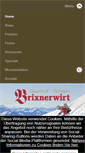 Mobile Screenshot of brixnerwirt.at